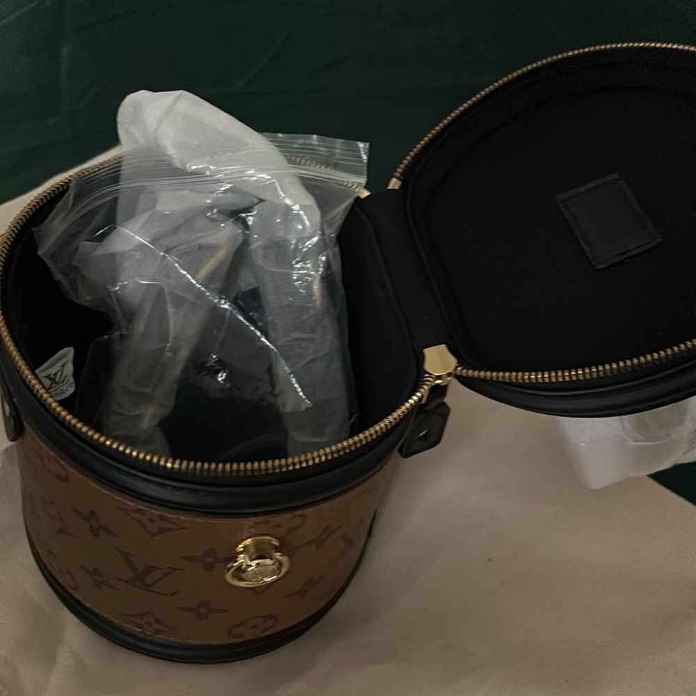 Louis Vuitton Brown Monogram Cylinder Case - Picture 3 of 3